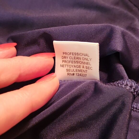 Misa Los Angeles Leza Knotted V-Neck Sleeveless Cocktail Party Mini Dress, Blue - Picture 9 of 11